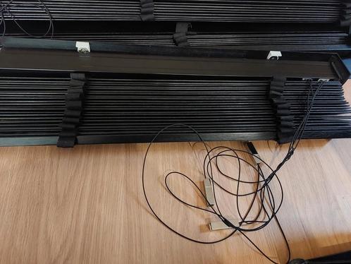Houten jaloezieën trendline zwart 164.5/48, Huis en Inrichting, Stoffering | Gordijnen en Lamellen, Gebruikt, Minder dan 100 cm
