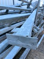 Gegalvaniseerde stalen palen te koop, 8 x 8 lengte 3m - 8m, Doe-het-zelf en Verbouw, Metalen, Ophalen, Zo goed als nieuw, IJzer