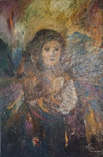 Kunsthandel Gennep - "Mother And Child On The Run" beschikbaar voor biedingen