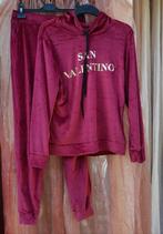 San Valentino nieuw rood velvet huispak jumpsuit S M, Ophalen of Verzenden, Nieuw, Maat 38/40 (M), Rood