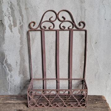 Sierlijk metalen rekje muurrekje wandrekje hoog 40cm *Etage3 beschikbaar voor biedingen