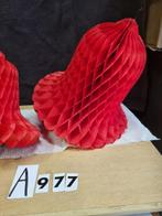 bellen papier rood vintage [a977], Diversen, Kerst, Ophalen of Verzenden