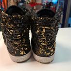 Supra skytop sneakers zwart & goud pailletjes mt 41 nr 47565, Supra, ., Zwart, Ophalen of Verzenden