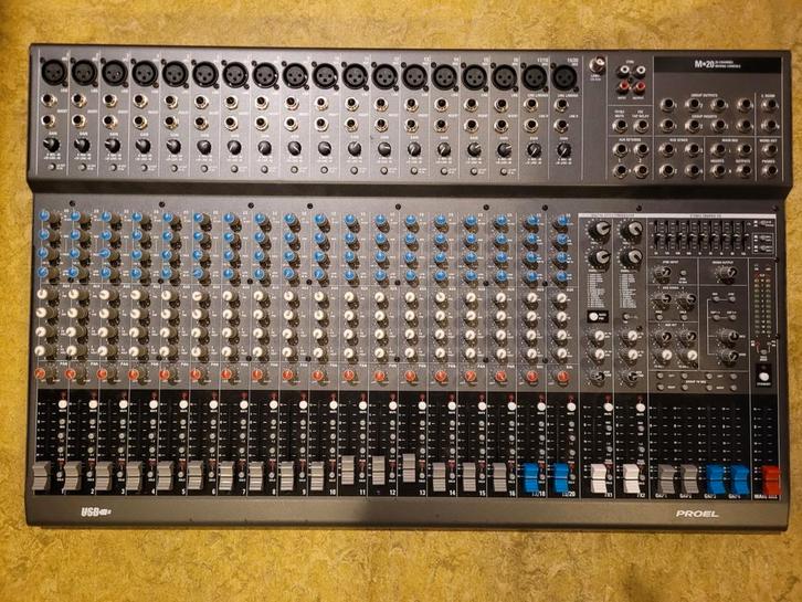 Proel M20USB, Muziek en Instrumenten, Mengpanelen, Gebruikt, Ophalen
