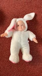 Anne Geddes popje knuffel konijn, Ophalen of Verzenden, Zo goed als nieuw, Konijn