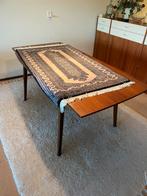 Eetkamertafel met vier stoelen, Huis en Inrichting, Tafels | Eettafels, Ophalen, Gebruikt, Teakhout, Classiek /modern