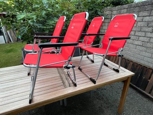 Klapstoelen Bocamp kindermaat, vier stuks, Caravans en Kamperen, Kampeermeubelen, Zo goed als nieuw, Campingstoel, Ophalen