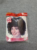 Zwarte pruik, Ophalen of Verzenden, Zo goed als nieuw, Maat 46/48 (XL) of groter, Carnaval