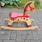 Houten hobbelpaard, Kinderen en Baby's, Speelgoed | Hobbelfiguren, Ophalen, Gebruikt