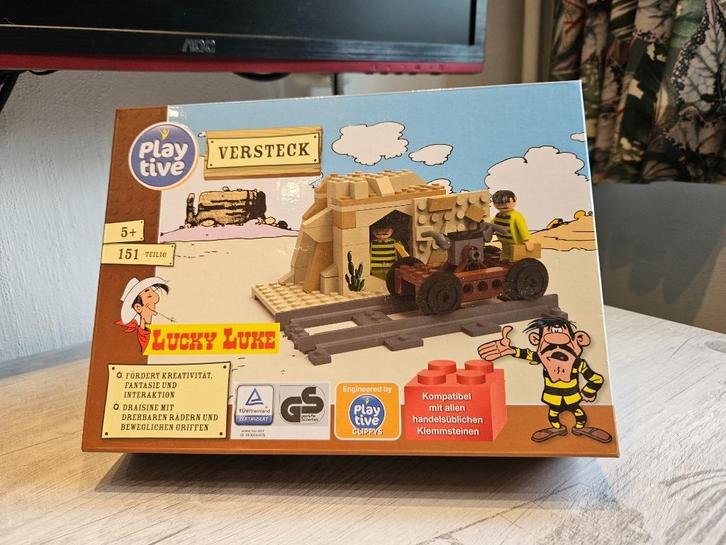 Playtive Clippys Lucky Luke Daltons '''Versteck'' past Lego!, Kinderen en Baby's, Speelgoed | Duplo en Lego, Nieuw, Complete set