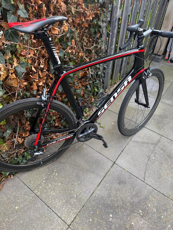 Sensa Calabria Carbon Wielrenfiets Ultegra, Fietsen en Brommers, Fietsen | Racefietsen, Gebruikt, Heren, Overige merken, 10 tot 15 versnellingen
