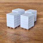 Pallet met 10 Lagen Stenen 1-50 – Set van 4, Hobby en Vrije tijd, Modelauto's | 1:50, Ophalen of Verzenden, Nieuw, Bus of Vrachtwagen