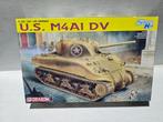 Dragon U.S M4A1 DV modelbouwtank, Overige merken, Tank, 1:32 tot 1:50, Ophalen of Verzenden