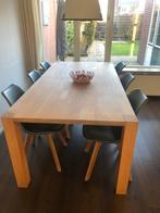 Eettafel met zes stoelen, Ophalen of Verzenden, Zo goed als nieuw