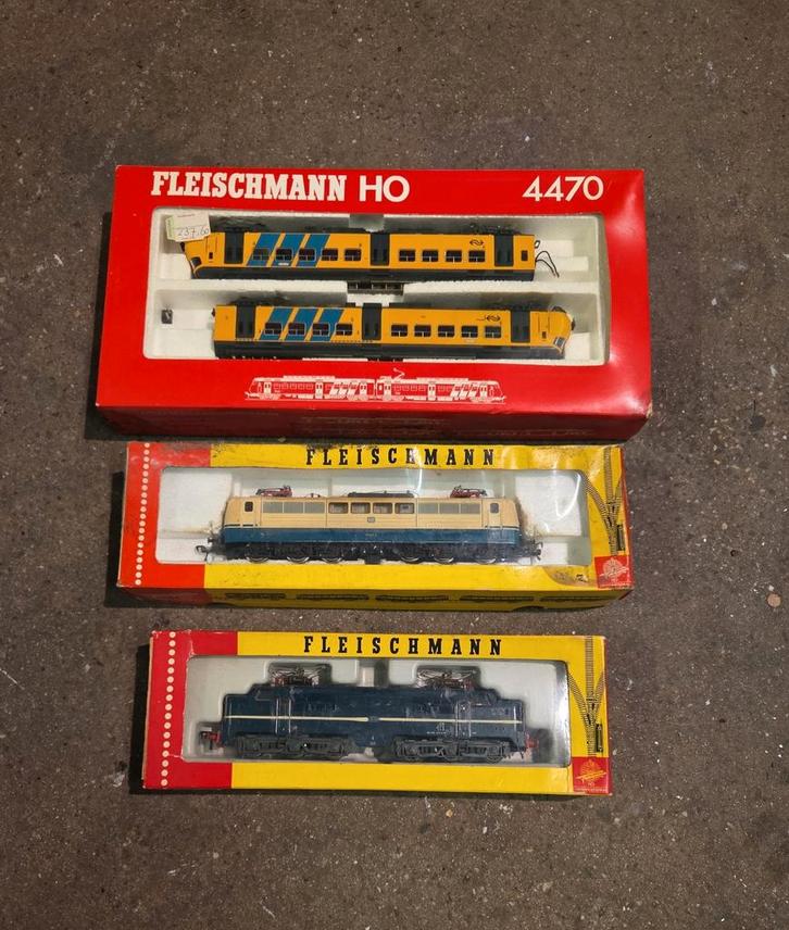 Fleischmann locomotief ns set H0, Hobby en Vrije tijd, Modeltreinen | H0, Gebruikt, Locomotief, Gelijkstroom, Fleischmann, NS