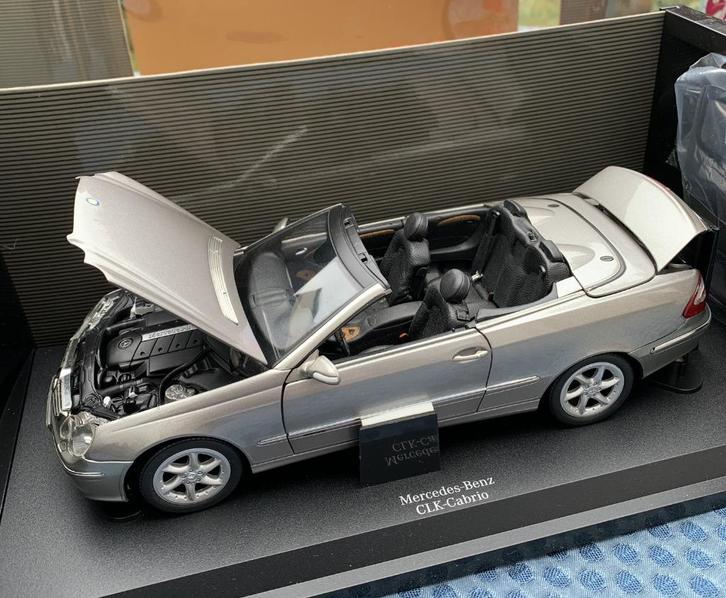 Mercedes CLK, Hobby en Vrije tijd, Modelauto's | 1:18, Zo goed als nieuw, Auto, Sun Star, Ophalen of Verzenden