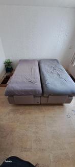 Boxspring 1.40x2.00 met afstandsbediening, Ophalen, Zo goed als nieuw, Tweepersoons