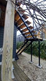 Trap op maat hardhout staal buitentrap bordes steektrap, Tuin en Terras, Tuinsets en Loungesets, Ophalen of Verzenden, Nieuw, Hardhout