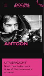 1 kaartje Antoon Doornroosje 26 februari 2026, Twee personen, Februari