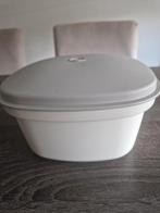 Tupperware Kom met Deksel en Vergiet,serveerwonder, Huis en Inrichting, Keuken | Tupperware, Ophalen, Gebruikt, Wit, Bak of Kom