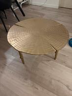 Richmond gouden bijzettafel, Ophalen, Zo goed als nieuw, Rond, Minder dan 55 cm
