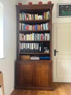 Eiken boekenkast, Huis en Inrichting, Ophalen, Met deur(en), 100 tot 150 cm, 200 cm of meer