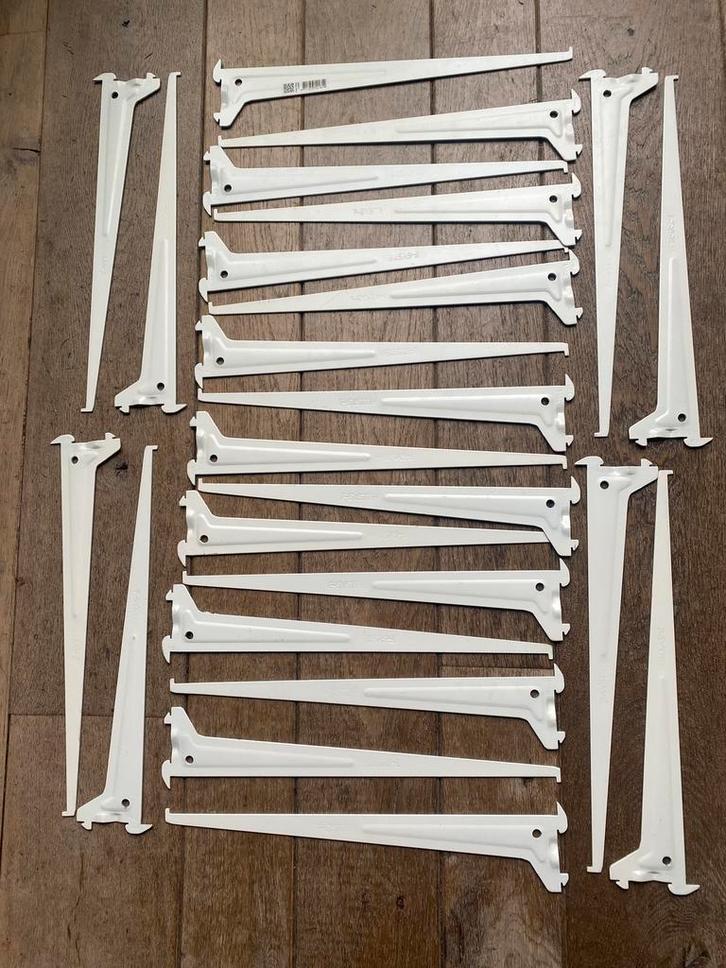 Veel system element F line Dura 40cm plankendragers drager, Doe-het-zelf en Verbouw, IJzerwaren en Bevestigingsmiddelen, Gebruikt