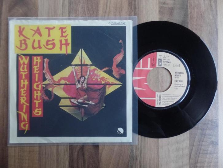 single  Kate Bush - Wuthering Heights, Cd's en Dvd's, Vinyl Singles, Rock en Metal, 7 inch, Ophalen of Verzenden