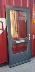 Hardhouten voordeur, Doe-het-zelf en Verbouw, Deuren en Horren, Ophalen, Gebruikt, 80 tot 100 cm, Buitendeur