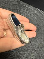 Zilveren miniatuur herenschoen / bootschoen - 800 zilver, Ophalen of Verzenden, Zilver