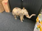 Decoratieve Houten Olifant XL, Huis en Inrichting, Stoelen, Ophalen, Gebruikt, Bruin, Eén