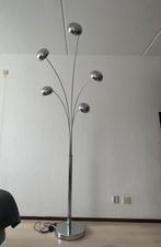 5 armen chroom booglamp, Huis en Inrichting, Ophalen, 200 cm of meer, Vintage, Zo goed als nieuw