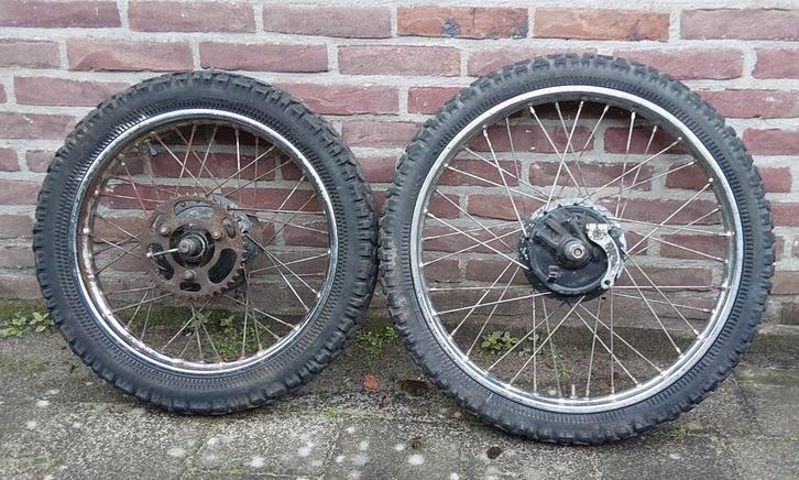 Honda MT wielen velgen en onderdelen lees text, Fietsen en Brommers, Brommeronderdelen | Algemeen, Gebruikt, Overige typen, Ophalen of Verzenden