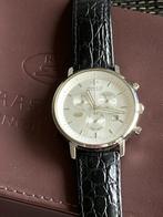 Haas & Cie Herenhorloge, Leer, Staal, Polshorloge, Zo goed als nieuw