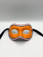 Venetiaans masker koningsdag/EK voetbal/olympische spelen, Nieuw, Feestartikel, Oranje of Koningsdag, Verzenden