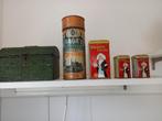 Antieke Blikken Bussen - Droste, Haga, Broodtrommel, Antiek en Kunst, Ophalen