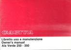 Cagiva Ala Verde 250 350 manual handleiding (4453z), Motoren, Verzenden, Overige merken