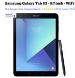 Samsung tablet T S3, zgan, Computers en Software, Android Tablets, 10 inch, S3, Ophalen of Verzenden, Zo goed als nieuw