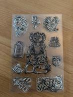Clear stempels met het thema Feest, Hobby en Vrije tijd, Stempelen, Ophalen of Verzenden, Zo goed als nieuw, Clearstamp
