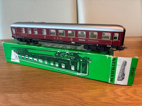 Marklin h0 4024 Restauratiewagon, Hobby en Vrije tijd, Modeltreinen | H0, Gebruikt, Wagon, Wisselstroom, Märklin, Ophalen of Verzenden