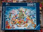 Disney Kerstpuzzel Ravensburger 1000 Stukjes, Ophalen of Verzenden, 500 t/m 1500 stukjes, Zo goed als nieuw, Legpuzzel