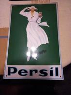 Persil emaille reclame bord, Verzamelen, Ophalen, Gebruikt, Reclamebord