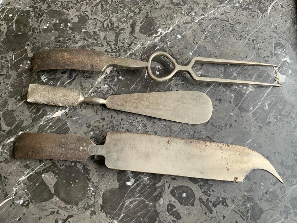Loopgravenkunst Koksgereedschap Verdun 1917, Ophalen of Verzenden, Landmacht, Overige gebieden