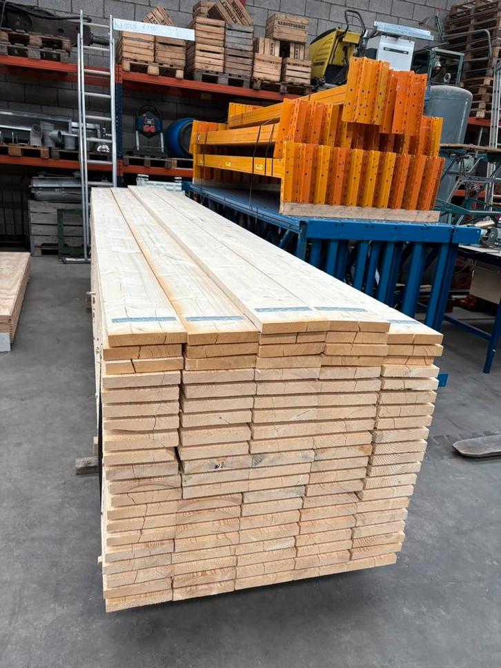 UITVERKOOP NIEUWE STEIGERPLANKEN, Tuin en Terras, Palen, Balken en Planken, Nieuw, Planken, 250 cm of meer, Ophalen