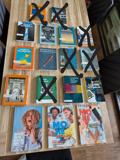 Studieboeken eerstejaars HBO Rechten, Boeken, Partijen en Verzamelingen, Zo goed als nieuw, School, Studie en Wetenschap, Ophalen of Verzenden