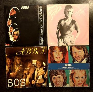 4 x SINGLE ABBA