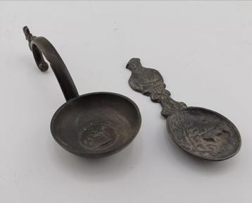 Antiek Tinnen  Set beschikbaar voor biedingen