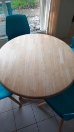Eetkamer Tafel - Rond - 1 meter doorsnee, Huis en Inrichting, Tafels | Eettafels, Ophalen, Gebruikt, Klassiek, Rond