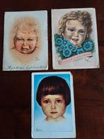 3x portret vintage ansichtkaarten 1944 samen €2, Verzamelen, Ophalen of Verzenden, 1940 tot 1960