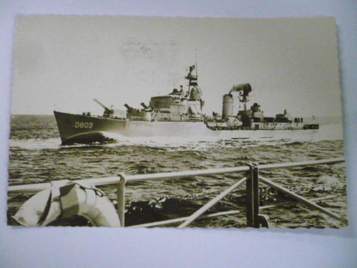 nederland onderzeebootjager A. Kasse D809 gelopen 1959, Verzamelen, Ansichtkaarten | Nederland, Gelopen, Zuid-Holland, 1940 tot 1960